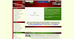 Desktop Screenshot of abouthurghada.com